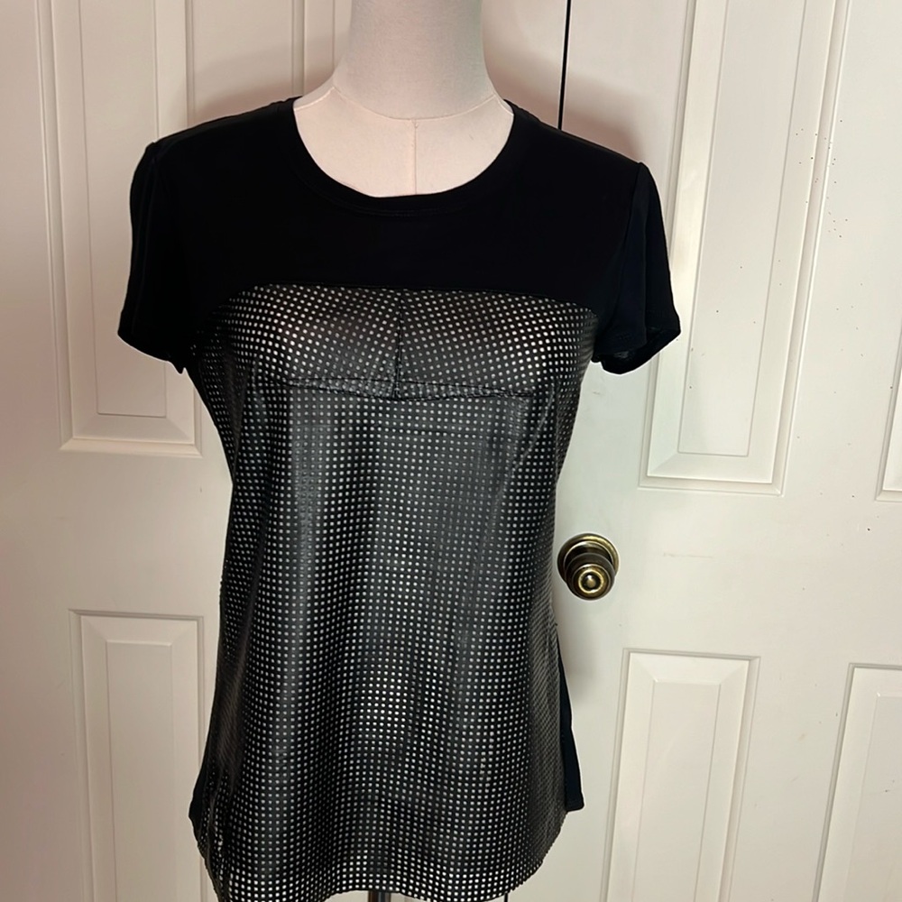 BCBGmaxazria perforated t-shirt. Size s